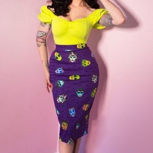 Vixen Ben Cooper Monster Mask Pencil Skirt (XL)